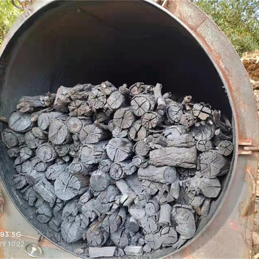 辽宁营口杂木炭化炉-机制木炭成型炭化炉