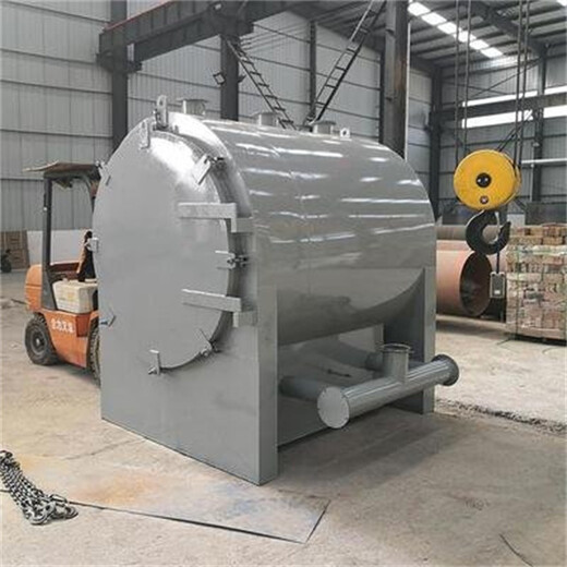 江苏无锡全自动卧式木炭炭化炉设备-稻壳谷壳炭化设备