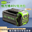 適用greenworks格力博40V5.0Ah鋰電池割草機(jī)電鋸綠籬機(jī)通用電池