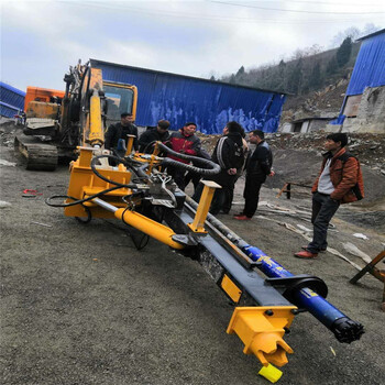 南寧大型液壓小型分裂棒工作視頻