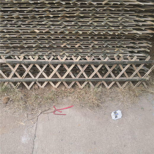 淮南庭院护栏实木篱笆竹篱笆竹子护栏