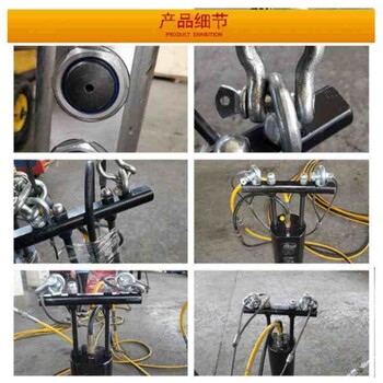 巖石基坑爆破開(kāi)挖方案液壓劈裂機(jī)