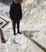 新疆双河气体膨胀爆破气体爆破厂家教学