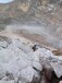 山东烟台二氧化碳气体爆破石英石开采现场