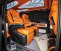 深圳改裝工廠奔馳威霆V260航空座椅沙發床全車包覆