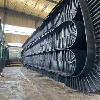 B800大傾角波紋擋邊輸送帶耐熱120度制造