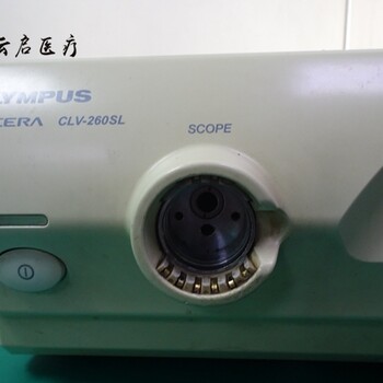 OLYMPUS奧林巴斯CLV-260SL冷光源附+豬腸線點不亮燈泡故障維修