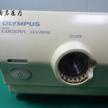 OLYMPUS奧林巴斯CLV-260SL冷光源附+豬腸線點不亮燈泡故障維修