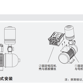单相水泵供水控制器单相进三相出金田386F2背负式自带压力传感器