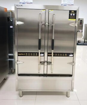 美厨商用电蒸箱ZFG-ZG24双门重工系列蒸饭柜24盘电热蒸饭车