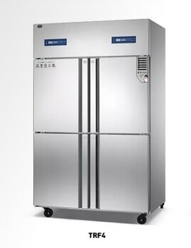 奥斯特商用冰箱TRF4四门双机双温冰箱全铜全钢冷藏冷冻柜