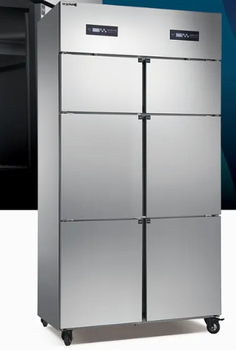 冰立方商用冰箱ARF6-H欧款立式风冷柜不锈钢冷藏冷冻柜