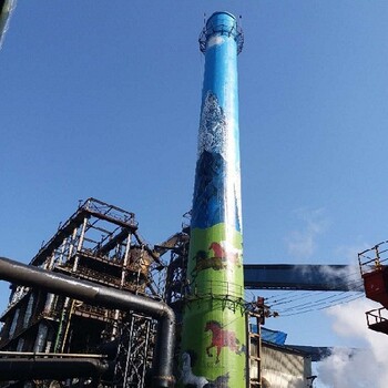 遂宁锅炉烟囱粉刷施工团队45米砖烟囱拆除公司