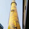 克孜勒苏柯烟囱刷色环技术方案95米烟囱拆除