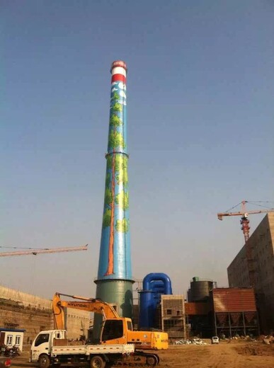 忻州烟囱刷油漆施工团队烟囱人工拆除