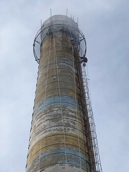 常德高空煙囪刷色環(huán)航標-工期短