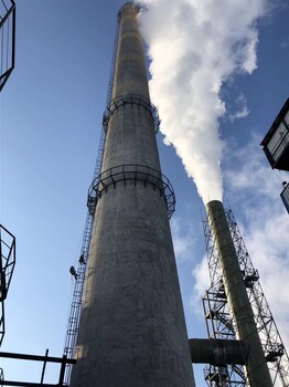 鷹潭拆除50米煙筒-江盛高空全國施工