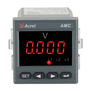 AMC72L-DILCD顯示智能直流電壓表