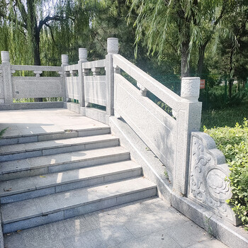 花崗巖欄桿圖片-花崗巖石欄桿雕刻樣式案例