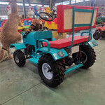 新颖的景区游玩项目儿童电动拖拉机儿童游乐设备单人双人可挑选