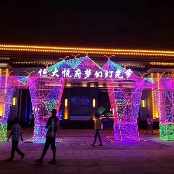 燈光節出租出售燈光節展覽讓湖北的夜晚閃亮起來