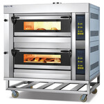 美厨两层四盘电烤箱美厨烤箱MGE-2Y-4两层商用电烤炉烤面包炉