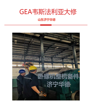 江西省贛州市p2-425離心脫泥機螺旋參數(shù)整改三十年廠家