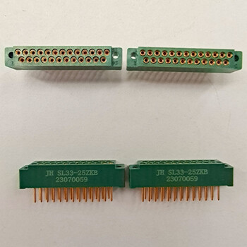 线簧孔接插件SL33-25TJW锦宏牌弯插矩形连接器
