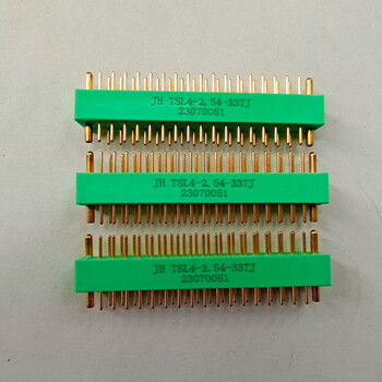 直式插座TSL4-2.54-61ZJ锦宏牌线簧孔系列矩形连接器