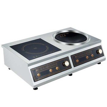鼎龍臺式雙頭電磁灶鼎龍雙灶電磁爐DLB-5KW*2-ER臺式組合爐