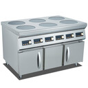 鼎龍柜式電磁煲仔爐鼎龍DLB-3.5KW*6-GR鼎龍商用6頭煲仔爐