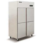 洛德冰箱QB1.0L4LD-C洛德商用四门冰柜四门不锈钢厨房冷柜