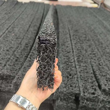 可維護塑纖排水濾管mf6040隧道6*5cm扁形排水盲溝材料