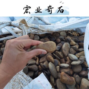 清遠(yuǎn)鵝卵石清洗過程/32噸便宜出售/公園鋪路裝飾石子