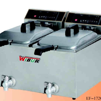 威爾寶商用炸爐EF-521Z立式炸油條電炸爐單缸雙篩電炸爐