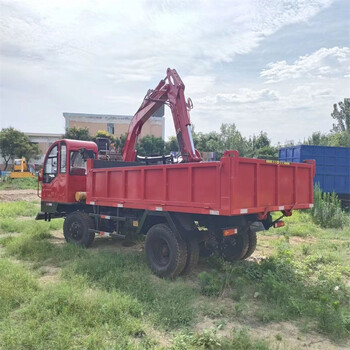 車載式四不像隨車抓輪式抓木機10噸轉運裝卸一體機