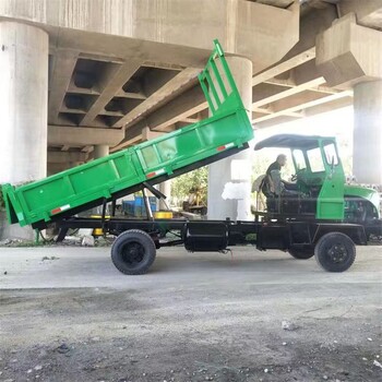 四不像四驅農用運輸車工程山地液壓自卸翻斗車大馬力四輪拖拉機