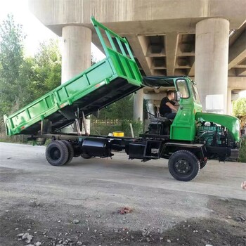 四不像四驅農用車液壓柴油翻斗車自卸運輸工程拖拉機