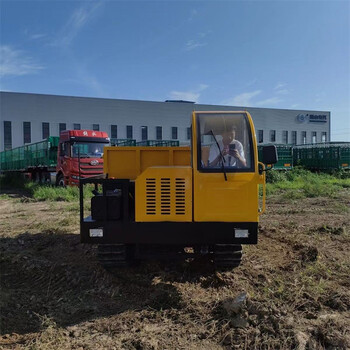 農(nóng)用爬山王5噸履帶運輸車沼澤地四不像車園林運木材自卸車