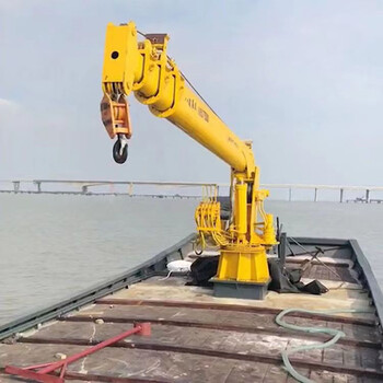 車載隨車吊船用折臂克令吊360度旋轉(zhuǎn)船吊小型折臂吊