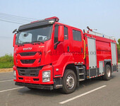 五十铃6吨消防车，城镇、工厂、企业消防队应急救援消防车
