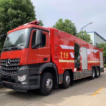 梅赛德斯-奔驰18吨泡沫消防车，进口奔驰消防车,应急救援灭火车