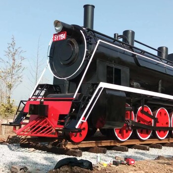 陕西咸阳复古火车模型，火车头，绿皮火车，复古火车车厢定制厂家
