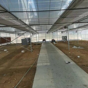 榮創(chuàng)溫室河南濟源建連棟智能薄膜溫室大棚