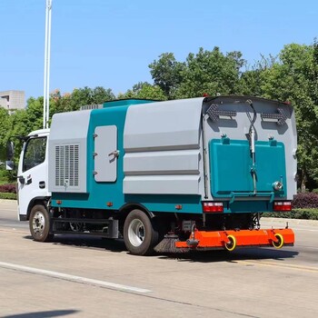 湖北國(guó)六后置吸塵器車(chē)道路污染清除車(chē)吸塵掃地車(chē)