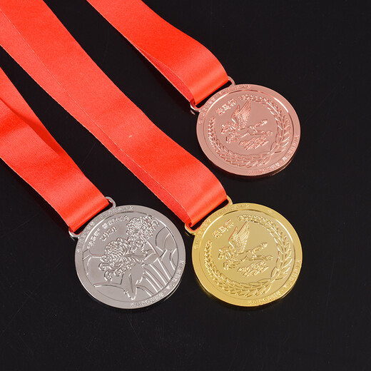 金銀銅獎牌定做鋅合金材質(zhì)供應(yīng)獎牌廠家