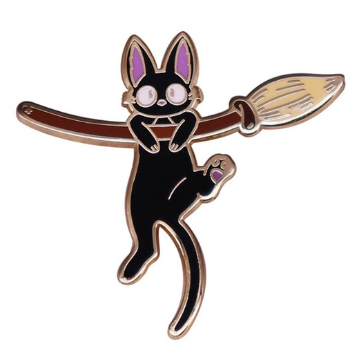 貓咪琺瑯別針金屬卡通徽章來圖生產