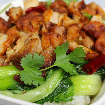 學(xué)快餐烤肉拌飯的制作