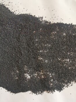 供應玄武巖彩砂黑色-高溫燒結黑沙-玄武巖細砂燒結砂黑色