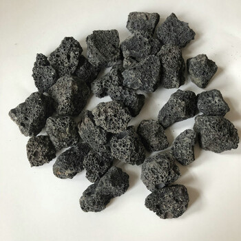 河源生物滤池用火山岩滤料截污能力强天然黑色火山岩厂家